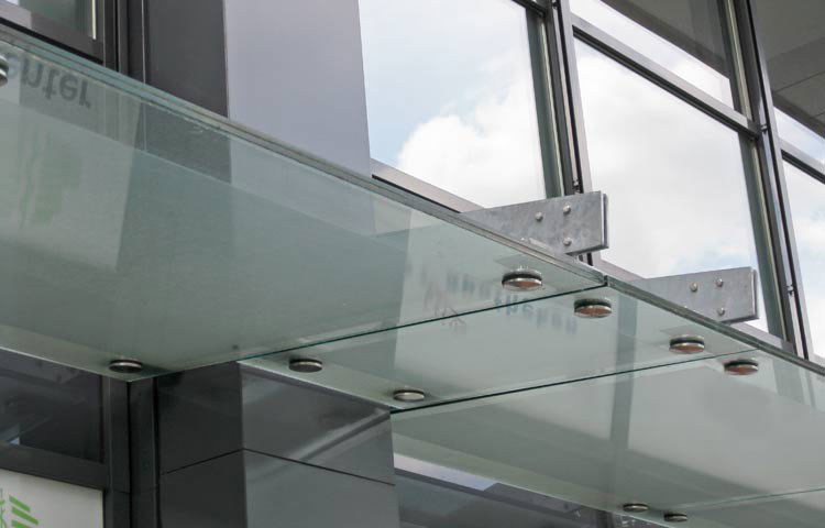 Fassadendetail nach der energetischen Sanierung
